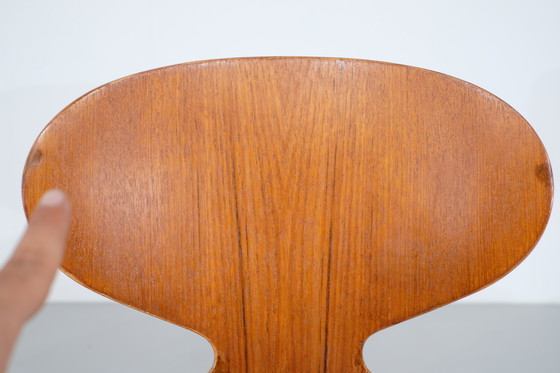 Image 1 of Set of 4 Ant Chairs model 3100 in teak by Arne Jacobsen or Fritz Hansen - 1950s