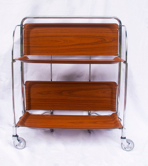 Mid century Bremshey Dinett serving trolley, original 1950s-1960s