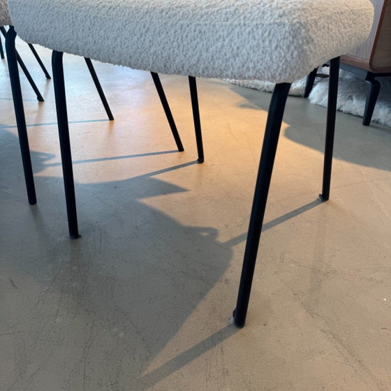 2x Bandy - Tela blanca – INHOUSE, Sillas de comedor, Plastic, Textile (photo 3 of 3)