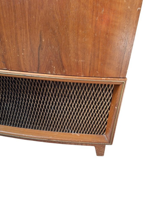 Image 1 of Siemens "Type M 848" mobiele radio-fonograaf – iconisch ontwerp uit de jaren 50