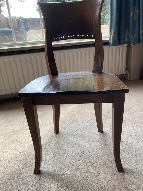 Image 1 of Wooden (dining room) chair