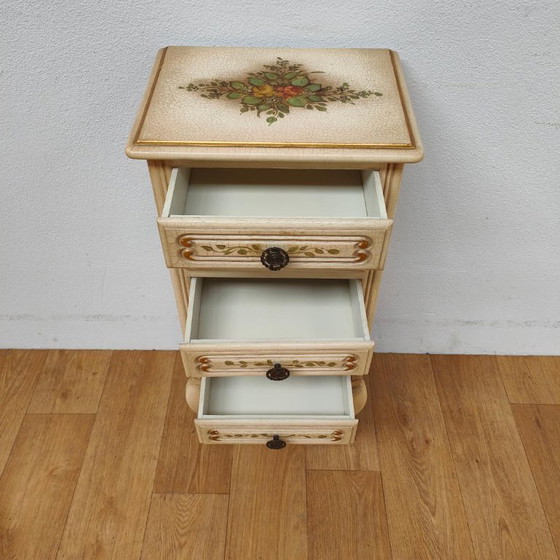Cassettiera Vintage Queen Ann Comodino – Cassettiere, Wood (photo 3 of 11)