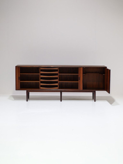 Arne Vodder sideboard tambour Sibast rosewood 1960s