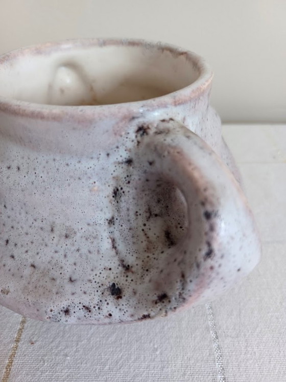 Vaso Decorativo Brutalista Vintage Vallauris – Ceramica d'Arte - Francis & Josette Bonaudi (anni '50/'60) (photo 5 of 6)