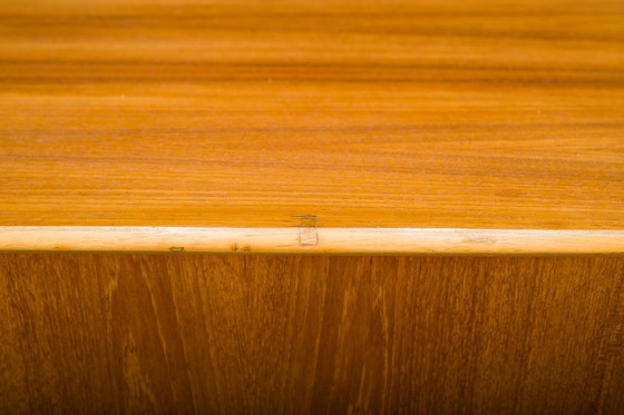 Image 1 of Escritorio de teca de mediados de siglo atribuido a Musterring, años 60