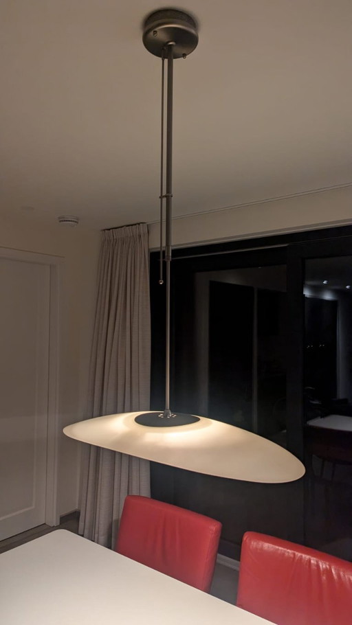 Zo goed als nieuwe design hanglamp, met ingebouwde dimmer