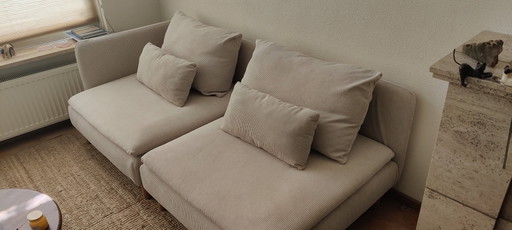 SÖDERHAMN Ikea sofa with removable, washable corduroy cover