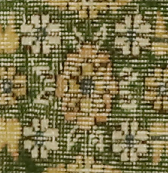 Vintage Turks tapijt 300x186 cm – Groot handgeknoopt wollen tapijt met zacht crèmekleurig en groen (photo 3 of 12)