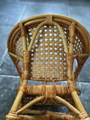 Hochstuhl aus Rattan