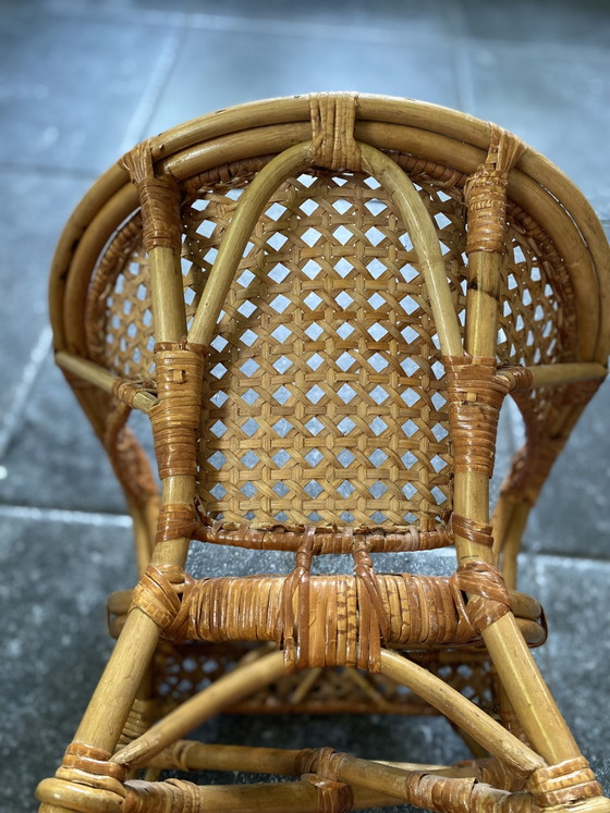Image 1 of Rattan high chair