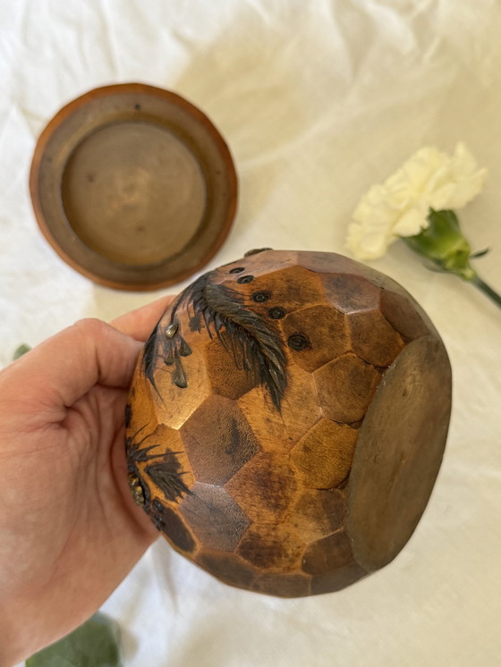 Image 1 of Holz- und Messingkiste