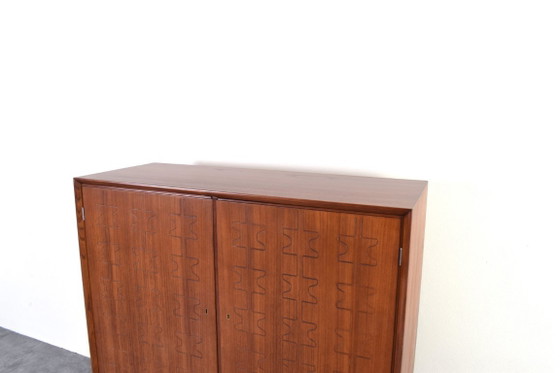 Image 1 of Mid-Century Teak Highboard by Rastad & Relling for Eidsfjord Møbelfabrikk, 1950s.