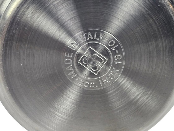 Image 1 of Guido Bergna - Espresso set - Stainless steel 18/10 - chrome - gold-plated - 1980s