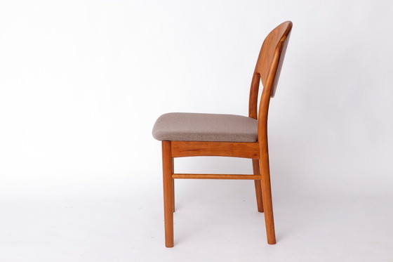 Image 1 of Juego de 6 sillas de comedor danesas de teca - Korup Stolefabrik - 1970s Mid-Century Modern
