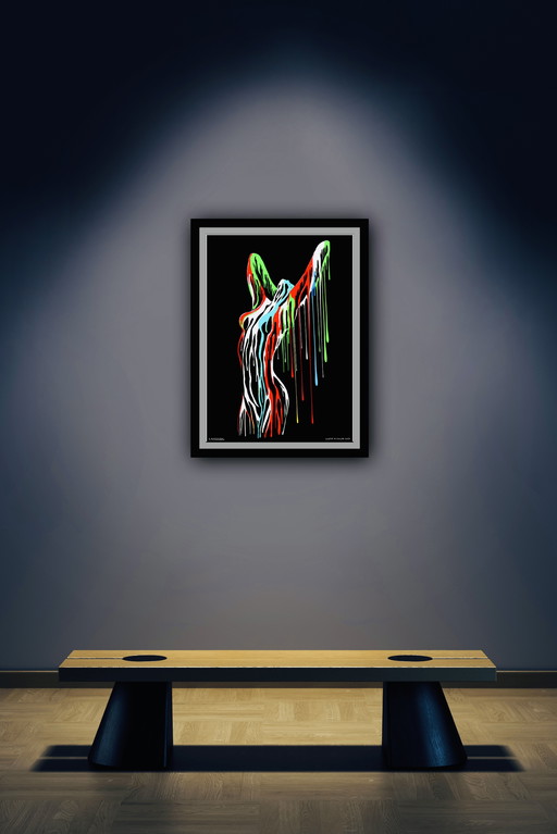 Giuseppe Fortunato: "Doccia A Colori, 2023". No. 3/96. Signed Giclèe.