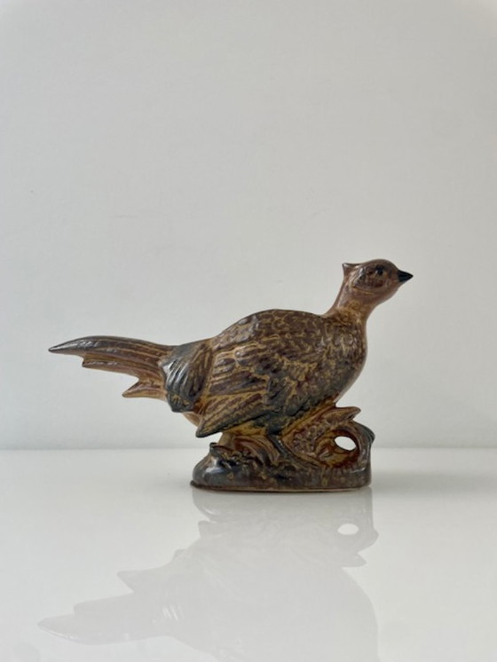 Image 1 of Pot de fleurs vintage figuratif en forme de faisan