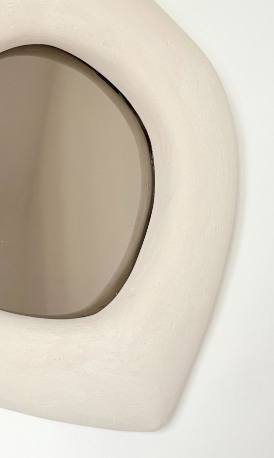 Image 1 of Franse hedendaagse keramische spiegel, "Infinito" van Renzo Maar