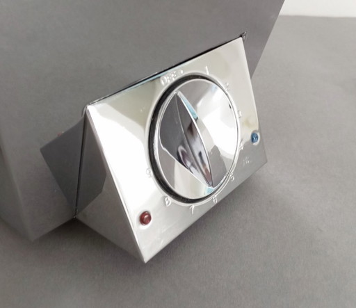 Grille-pain industriel/postmoderne 'Cube' de Luca Trazzi - Vica Versa Italia 1990 RRR