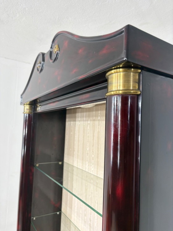 Image 1 of Art Deco Vitrine Vitrinenschrank Barschrank Geschirrschrank Wohnzimmerschrank Italian Design