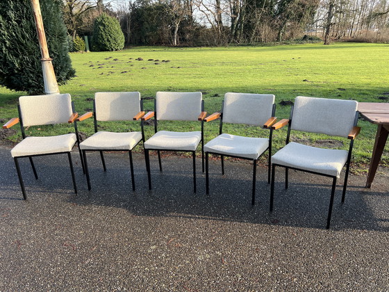 Image 1 of Emmein stoelen Gispen fauteuils jaren 60