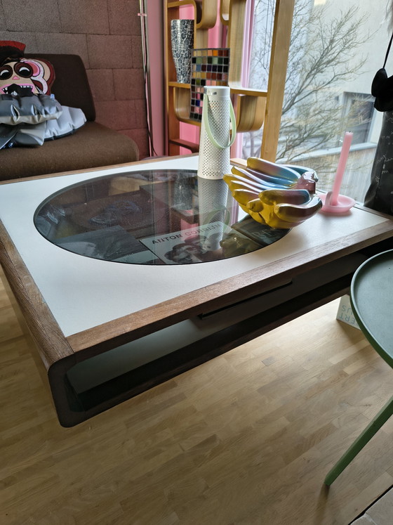 Image 1 of Space Age vintage salontafel wengé 