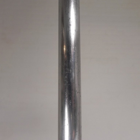 Image 1 of Art-Deco-Pendelleuchte mit beigefarbenem Glasschirm, 1930er Jahre