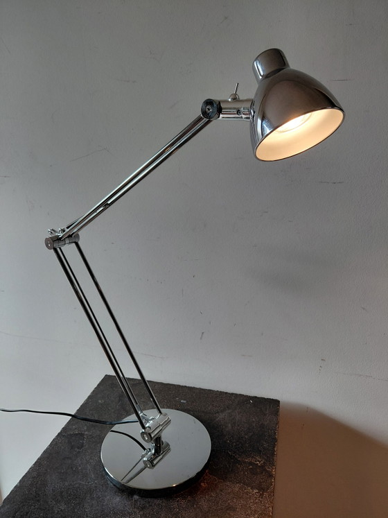 Lampe de bureau chromée vintage MCM IKEA « Antifoni » – Lampes de bureau, Metal, Chrome (photo 8 of 8)