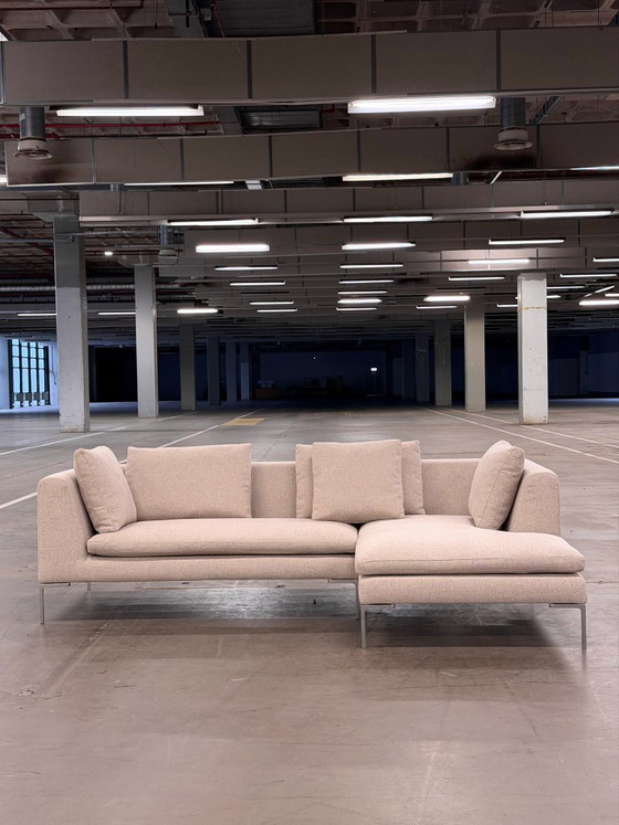 Image 1 of Sofá esquinero Charles de B&B Italia | Gris topo
