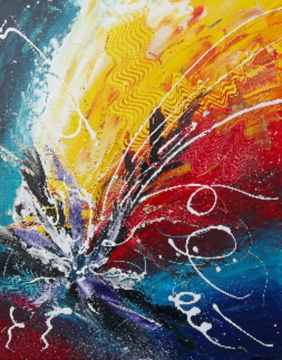 Image 1 of Vesuv – Originalgemälde des Künstlers 2Luss'Art