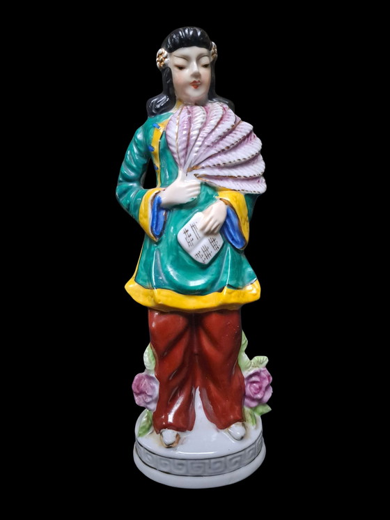 Image 1 of 2 figurines vintage en porcelaine japonaise