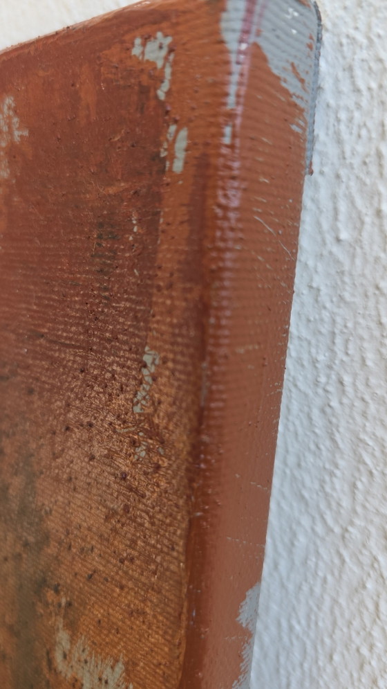 Original Signed Abstract Expressionist Canvas Painting - Büttner – Paintings & Drawings, Wood (photo 9 of 11)
