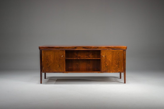 Image 1 of Moderner dänischer Chefschreibtisch Palisander von Ib Kofod Larsen für Faarup Møbelfabrik, 1960