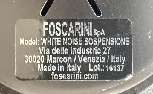 Diesel pour lampe à suspension de bruit blanc Foscarini – hanglampen, Aluminium (photo 2 of 15)
