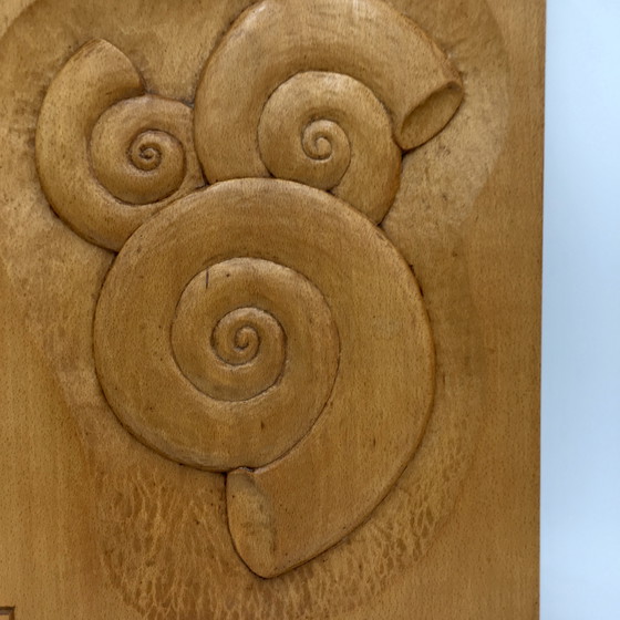 Image 1 of Scultura da parete in legno