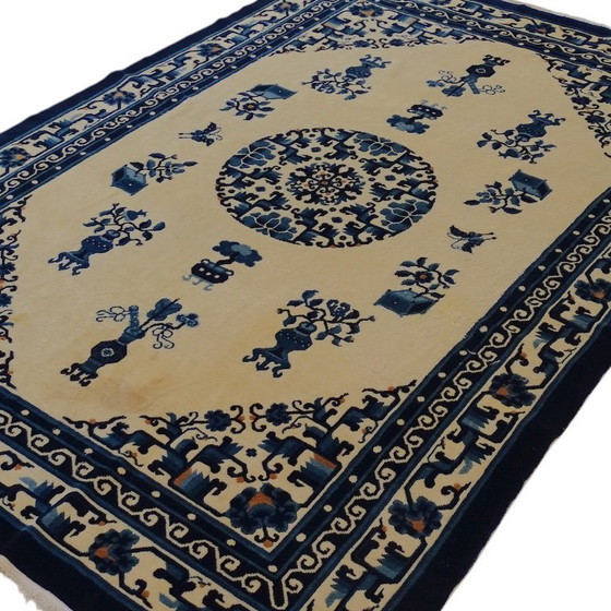Image 1 of Antieke Pao Tao (Baotou) - 274 x 180 cm - Wol op katoen - Handgeknoopt in China, circa 1930