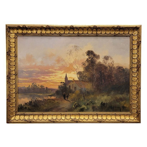 “Paisaje rural”, M. Juliany, p. s. XX – Francia