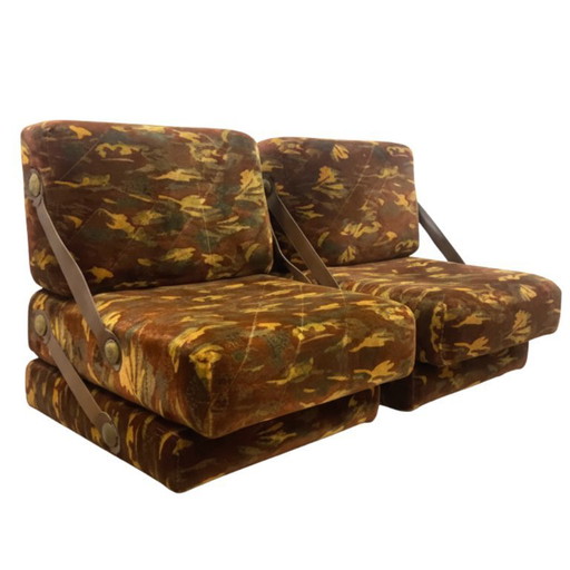 Fauteuils rétro, Tchécoslovaquie, années 1970 (lot de 2)