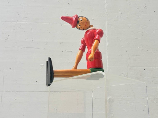 Pinocchio wooden figure, 1950s