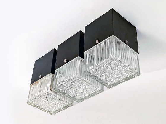 Plafonniers Forme Cubique Années 60 – Metal (photo 6 of 24)