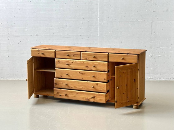 Image 1 of Elegant sideboard made of pine wood, Switzerland, 1990s