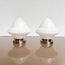 Set of 2 Art Deco Acorn lamps by GISO/Gispen, 1930s