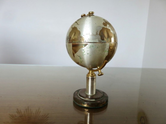 Image 1 of Globe, brass cigarette dispenser, 60s/70s
