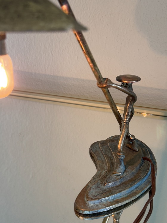 Image 1 of Lampada in bronzo Hakuli Israele anni '50