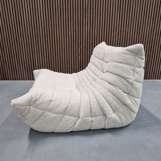 Image 1 of Ligne Roset Togo Bouclé Beige oneseater