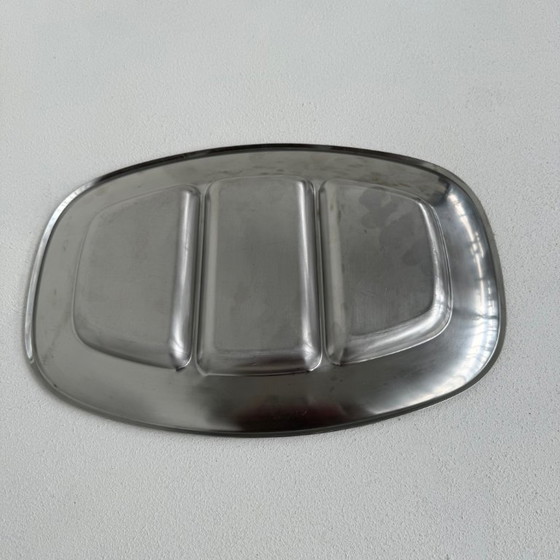 Image 1 of Alessi RVS 3-vaks serveerschaal