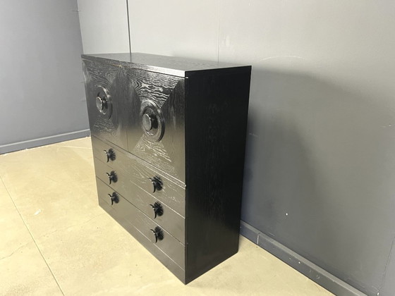 Image 1 of Vintage brutalist bar cabinet, 1970s 