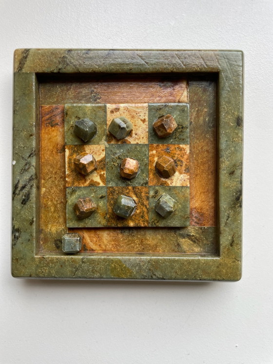Scacchi - backgammon - solitario - dama - tris (marmo brasiliano) – Oggetti decorativi (photo 3 of 6)
