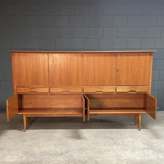Vintage Deens Design Highboard – Teakhout – Jaren 60 – High boards, Wood (photo 7 of 16)