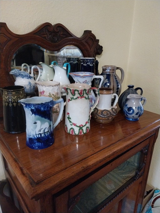 Collections of Jugs and Decanters