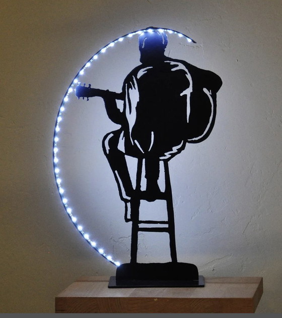 Image 1 of Musician lamp, Guitar, Deco lamp, Guitarist